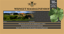 Desktop Screenshot of magdalenenhof.de